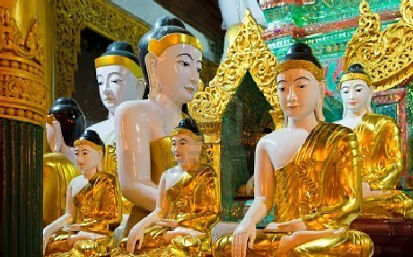 Myanmar: Ngắm vẻ đẹp lộng lẫy của ngôi chùa dát vàng nổi tiếng