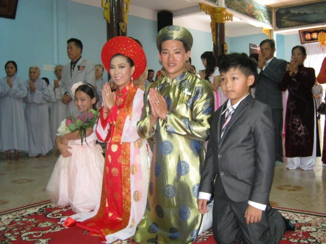 Tổ đình Nghĩa Phương tổ chức lễ hằng thuận cho Phật tử Trần Nguyễn Như Quỳnh và Lê Gia Trí