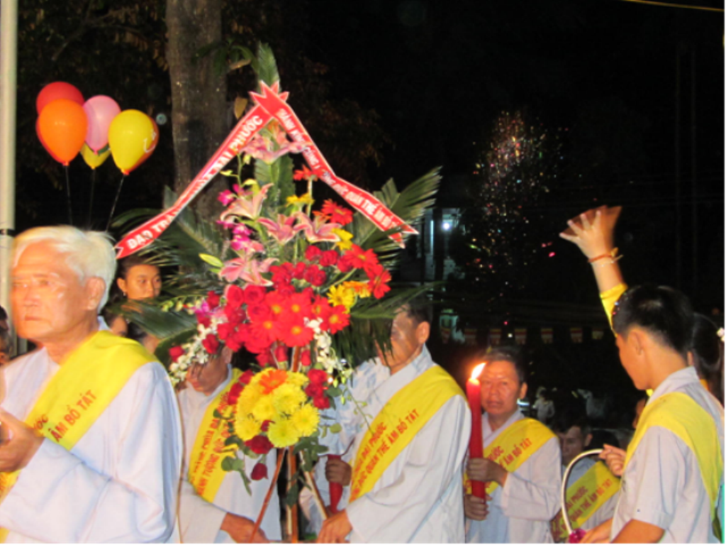 Lễ an vị tôn tượng Bồ tát Quan Âm