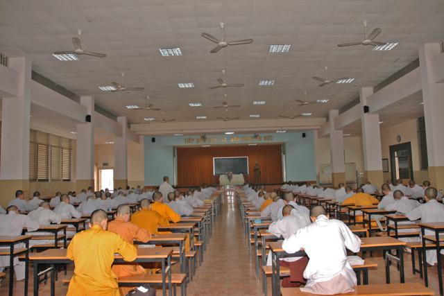 Trường Trung Cấp Phật Học TP. HCM tổ chức kỳ thi học kỳ 1 - 2 (khóa VII và VIII)