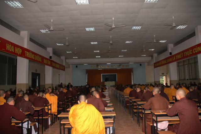 Trường Trung Cấp Phật Học TP. HCM tổ chức kỳ thi học kỳ 1 - 2 (khóa VII và VIII)