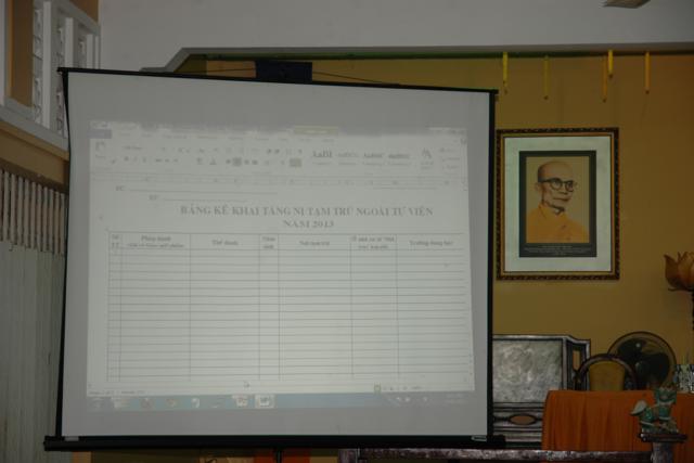 TP. HCM: Hội thảo hướng dẫn kê khai tự viện - Tăng Ni tại TP. HCM