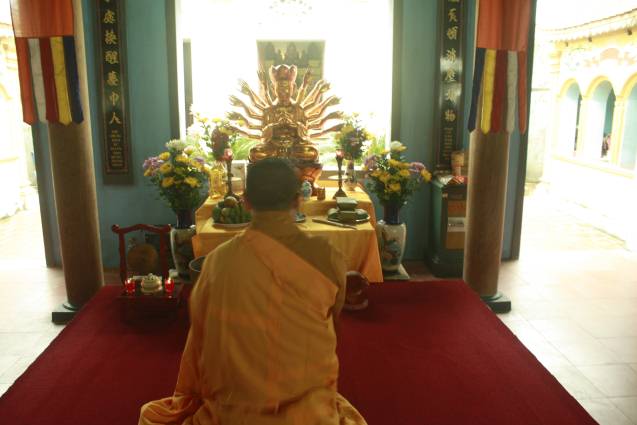 Chùa Xuân Đài: Lễ Phật thành đạo và Phật tử nghe pháp của TT. Thích Nhật Từ