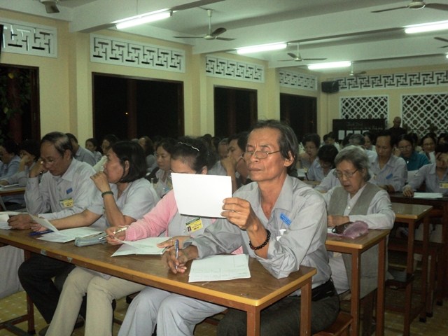 Khánh Hòa: Thi Kết thúc chương trình ba năm học Phật Pháp căn bản