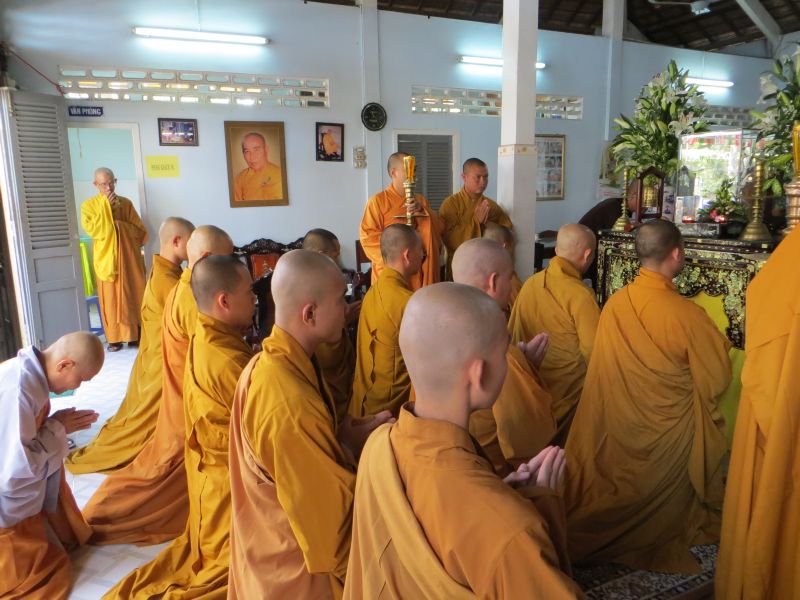 Lễ nhập kim quan HT. Thích Đắc Pháp