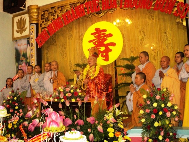 Khánh Hòa: Lễ Chúc Thọ HT.Thích Trí Tâm
