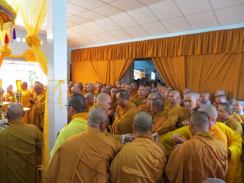 Lễ nhập kim quan HT. Thích Đắc Pháp