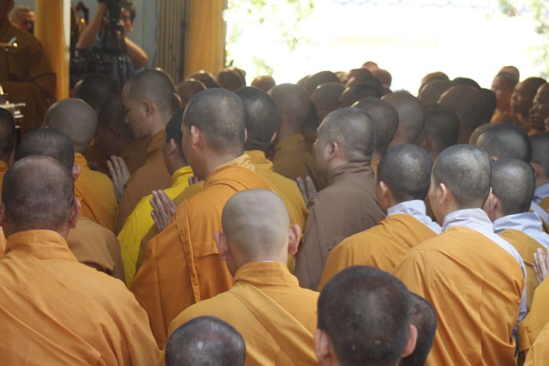 Lễ nhập kim quan HT. Thích Đắc Pháp