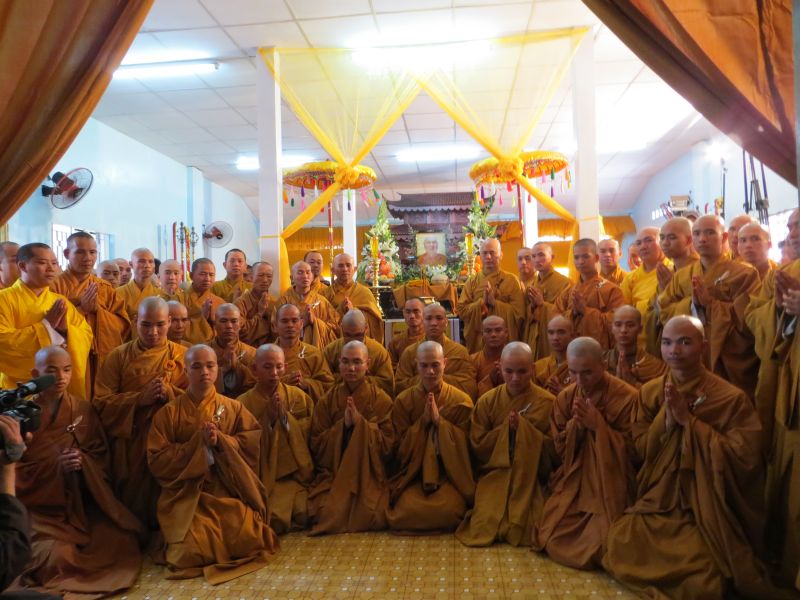 Lễ nhập kim quan HT. Thích Đắc Pháp