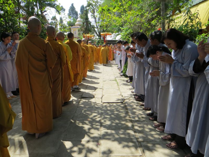Lễ nhập kim quan HT. Thích Đắc Pháp