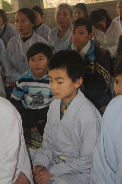 Chùa Xuân Đài: Lễ Phật thành đạo và Phật tử nghe pháp của TT. Thích Nhật Từ