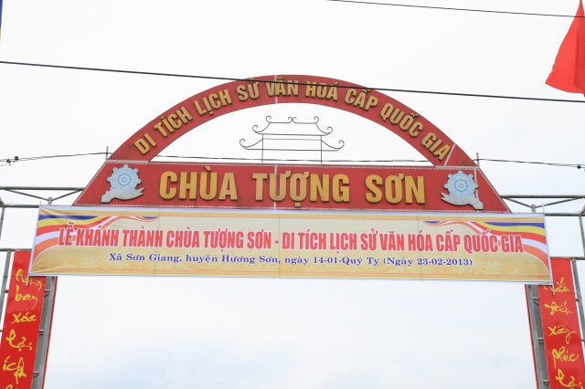 Hà Tĩnh: Trọng thể đại lễ khánh thành chùa Tượng Sơn