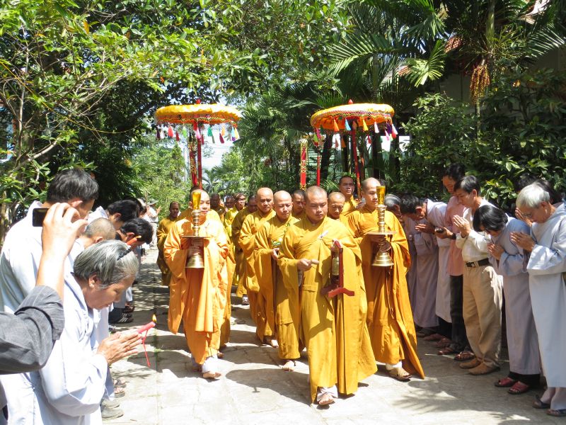 Lễ nhập kim quan HT. Thích Đắc Pháp
