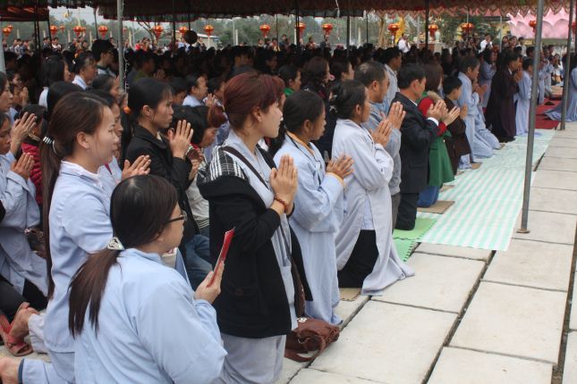 Hà Tĩnh: Lễ &quot;cầu&quot; được an tại ngôi chùa Tịnh Pháp