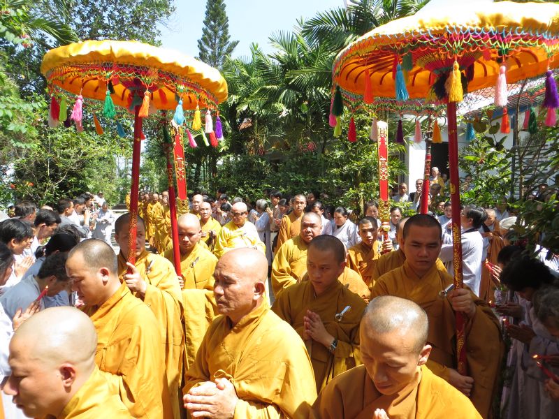 Lễ nhập kim quan HT. Thích Đắc Pháp