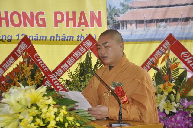 Hà Tĩnh: Long trọng tổ chức Đại lễ lạc thành, an vị tượng Phật tại chùa Phong Phạn