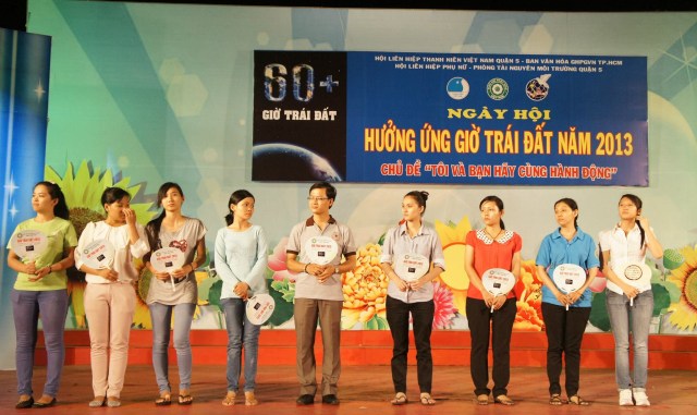 BVH THPG TP.HCM thực hiện Giờ Trái Đất &quot;Tôi và bạn cùng đồng hành&quot;