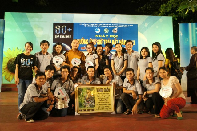 BVH THPG TP.HCM thực hiện Giờ Trái Đất &quot;Tôi và bạn cùng đồng hành&quot;