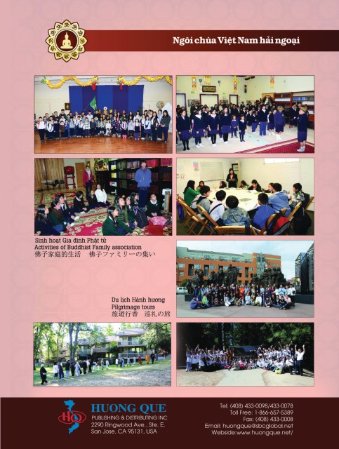 NXB Hương Quê thực hiện bộ sách Ngôi Chùa VN Hải Ngoại