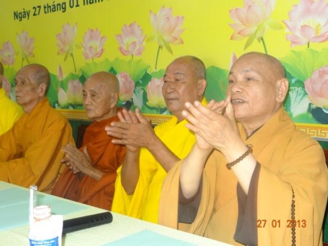 Đồng Tháp: Ban Trị sự Phật giáo tổ chức Hội nghị tổng kết công tác Phật sự năm 2012