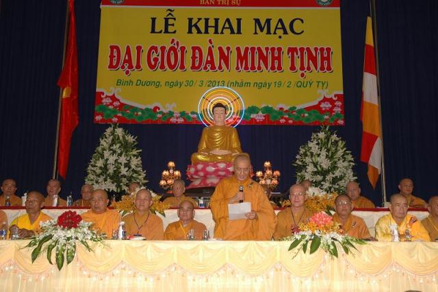Bình Dương: Khai mạc đại giới đàn Minh Tịnh