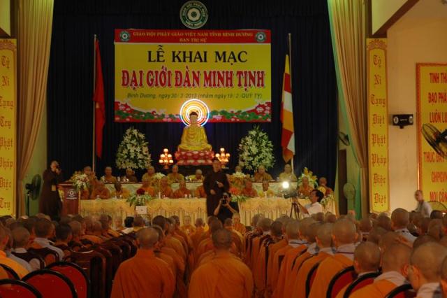 Bình Dương: Khai mạc đại giới đàn Minh Tịnh