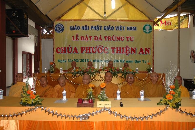 TP. HCM: Lễ đặt đá trùng tu chùa Phước Thiện An