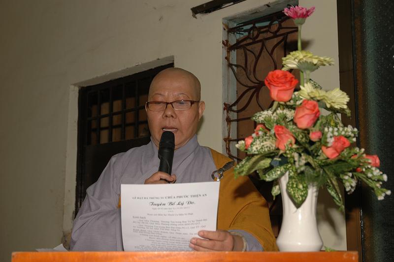 TP. HCM: Lễ đặt đá trùng tu chùa Phước Thiện An