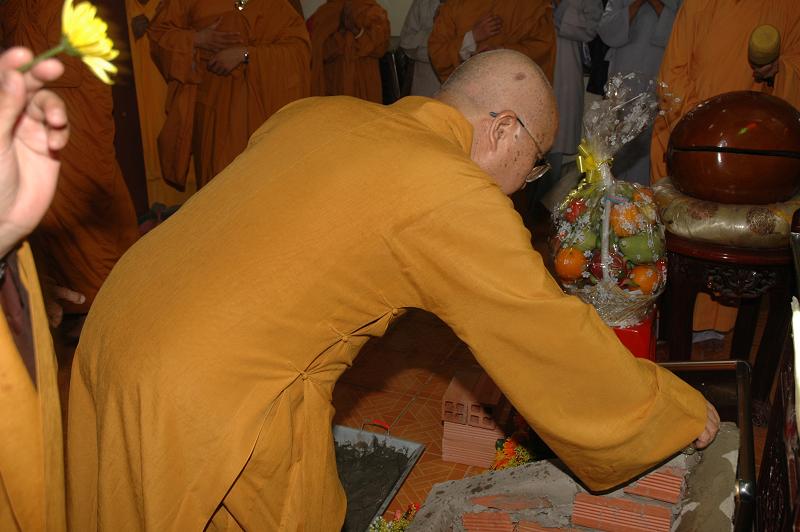 TP. HCM: Lễ đặt đá trùng tu chùa Phước Thiện An