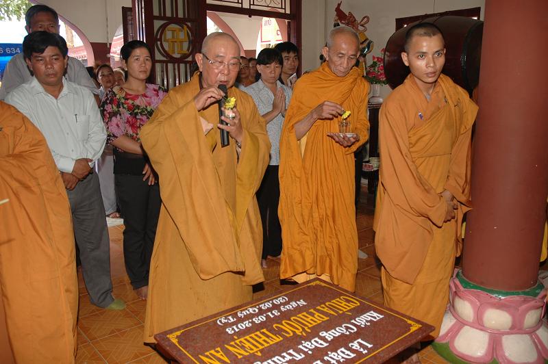 TP. HCM: Lễ đặt đá trùng tu chùa Phước Thiện An