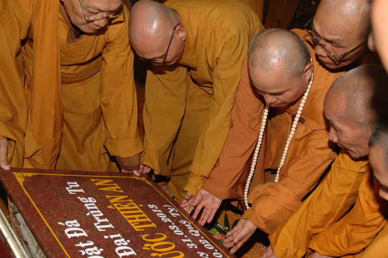 TP. HCM: Lễ đặt đá trùng tu chùa Phước Thiện An