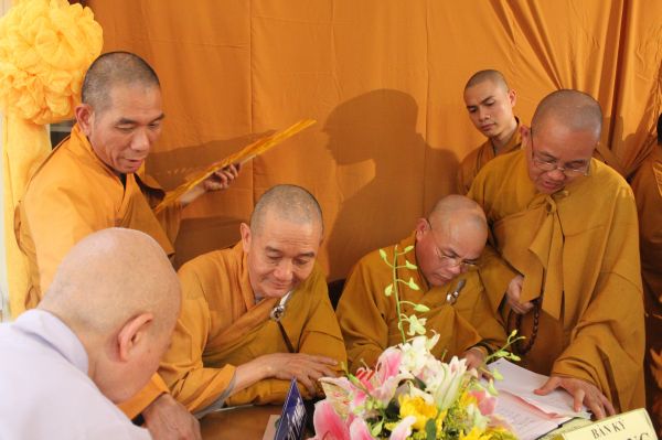 Sơn Thắng: HT. Thích Thanh Hùng cảm đề bài &quot;Thắng Phước&quot;