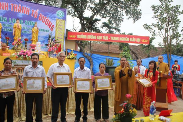 Vĩnh Phúc: Khánh thành Tổ đường chùa Long Sơn