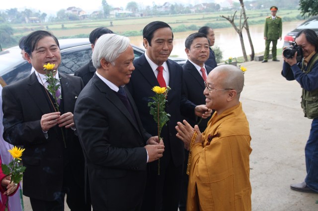 Hà Tĩnh: Trọng thể đại lễ khánh thành chùa Tượng Sơn