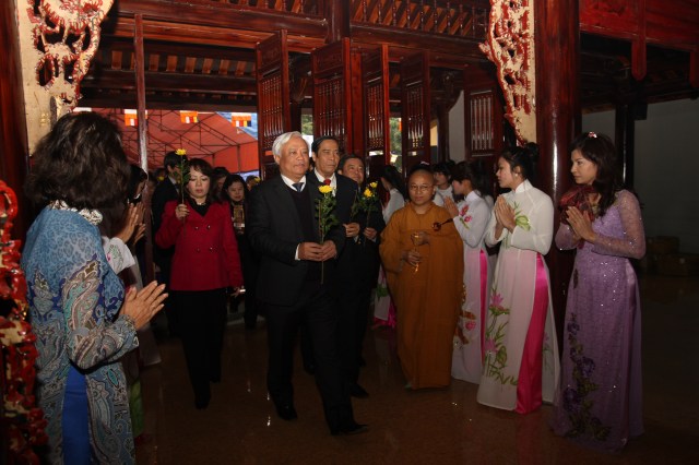 Hà Tĩnh: Trọng thể đại lễ khánh thành chùa Tượng Sơn