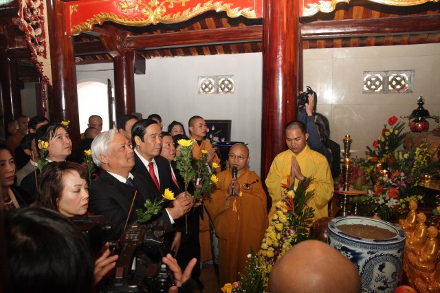 Hà Tĩnh: Trọng thể đại lễ khánh thành chùa Tượng Sơn