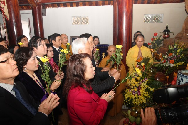 Hà Tĩnh: Trọng thể đại lễ khánh thành chùa Tượng Sơn