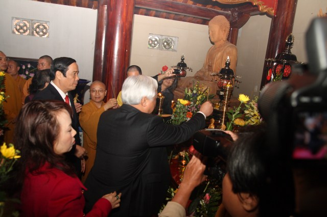 Hà Tĩnh: Trọng thể đại lễ khánh thành chùa Tượng Sơn