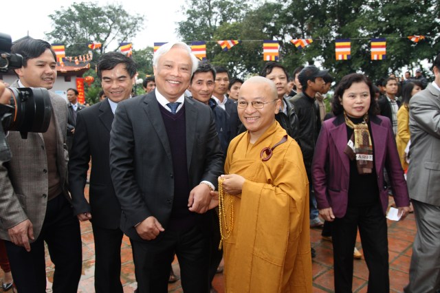 Hà Tĩnh: Trọng thể đại lễ khánh thành chùa Tượng Sơn