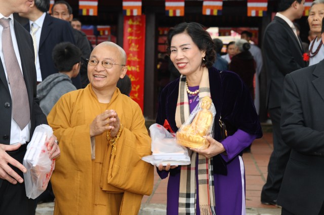 Hà Tĩnh: Trọng thể đại lễ khánh thành chùa Tượng Sơn