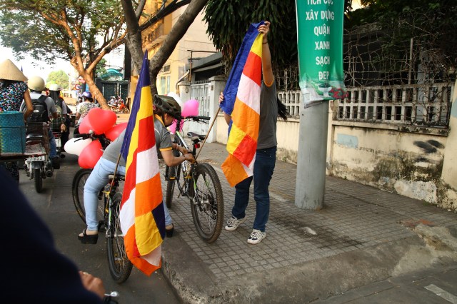 Ban Văn hóa THPG TP. HCM: Diễu hành xe đạp kêu gọi bảo vệ môi trường