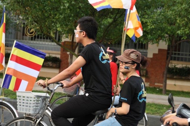 Ban Văn hóa THPG TP. HCM: Diễu hành xe đạp kêu gọi bảo vệ môi trường