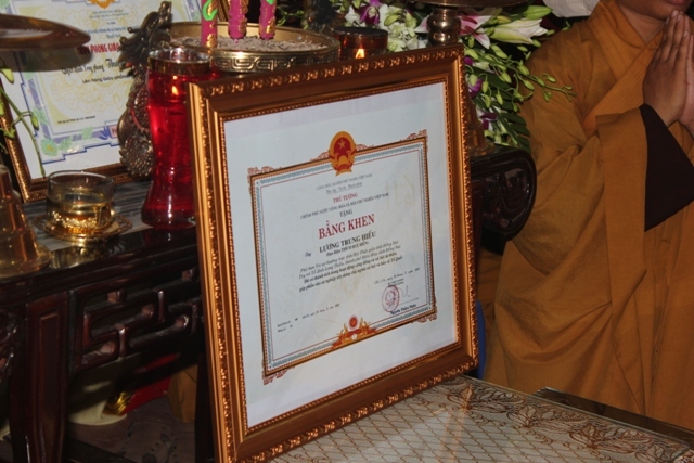 Đồng Nai: Phụng tống kim quan nhập Bảo Tháp Cố Hòa Thượng Thích Huệ Hiền