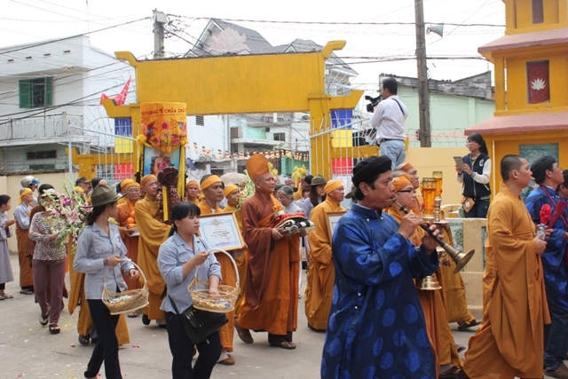 Đồng Nai: Phụng tống kim quan nhập Bảo Tháp Cố Hòa Thượng Thích Huệ Hiền