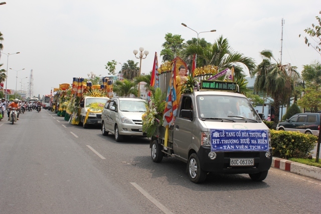 Đồng Nai: Phụng tống kim quan nhập Bảo Tháp Cố Hòa Thượng Thích Huệ Hiền