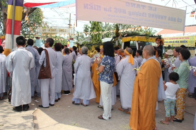 Đồng Nai: Phụng tống kim quan nhập Bảo Tháp Cố Hòa Thượng Thích Huệ Hiền