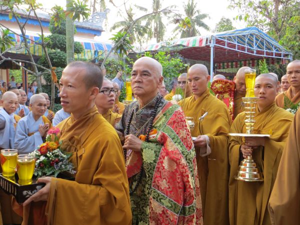 Vĩnh Long: Xúc động chùm ảnh lễ tiễn đưa HT. Thích Đắc Pháp về cõi Phật