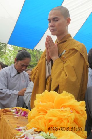 Vĩnh Long: Xúc động chùm ảnh lễ tiễn đưa HT. Thích Đắc Pháp về cõi Phật