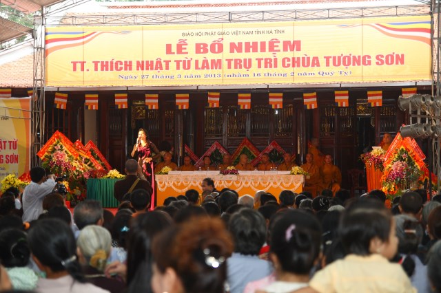Hà Tĩnh: TT. Thích Nhật Từ chính thức nhận quyết định bổ nhiệm trụ trì chùa Tượng Sơn