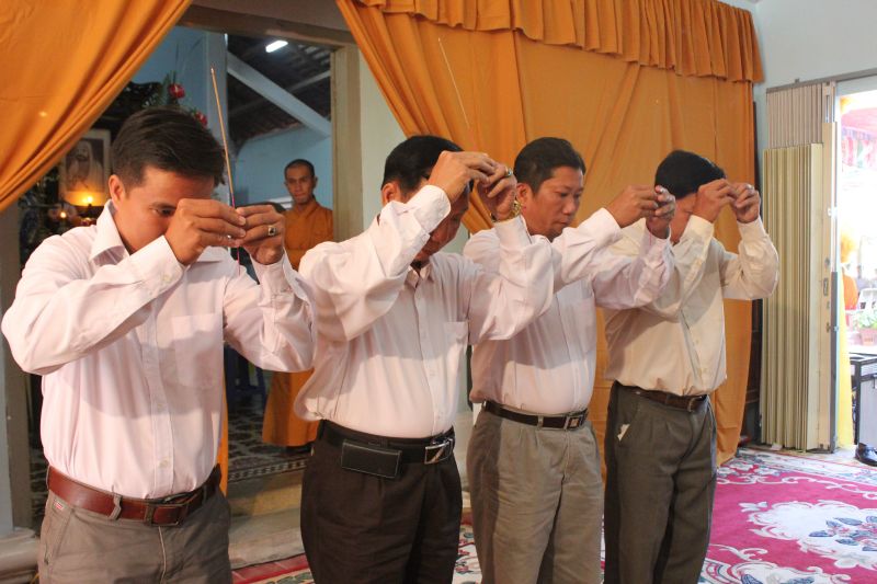 Chùm ảnh những phái đoàn phúng viếng ngày lễ tang đầu tiên của cố Trưởng lão HT. Thích Đắc Pháp – Phần I